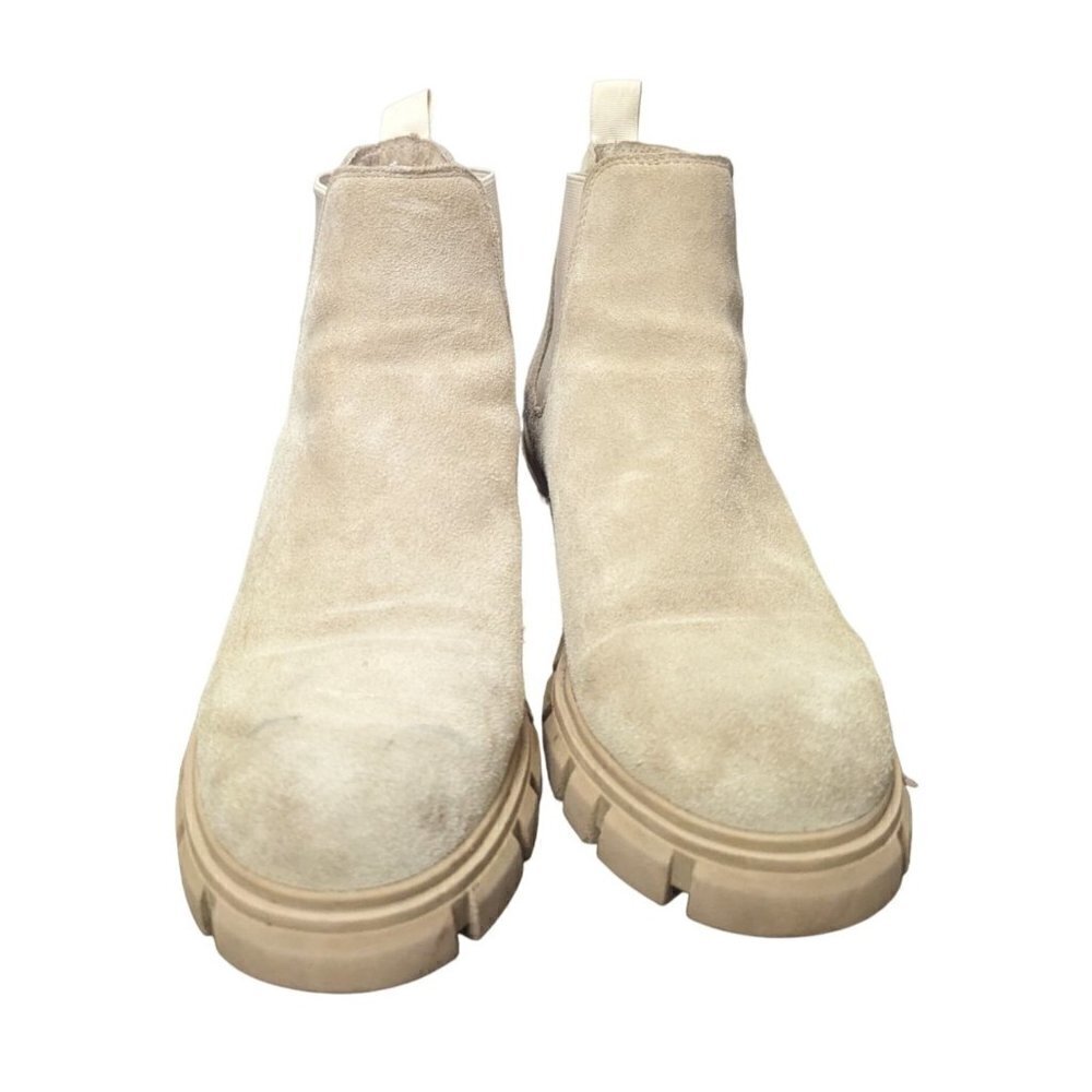 Steve Madden Women's Howler Ankle Boot Leather Tan Women's 8.5M - Picture 8 of 10